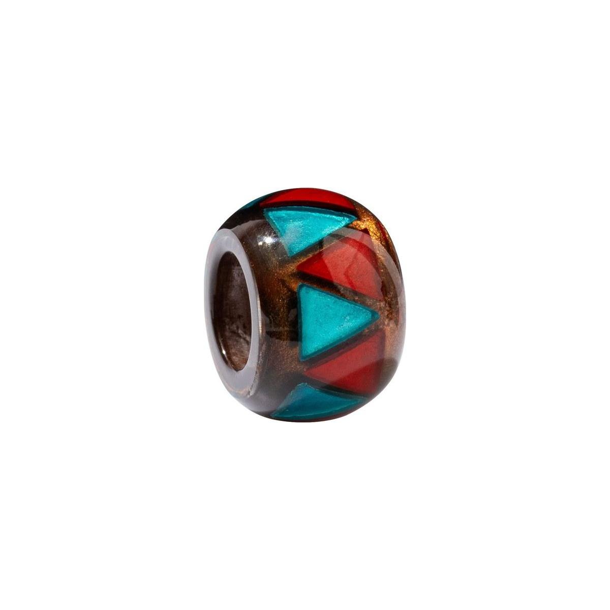 ring GLAM SERIES, tri-triangle, red