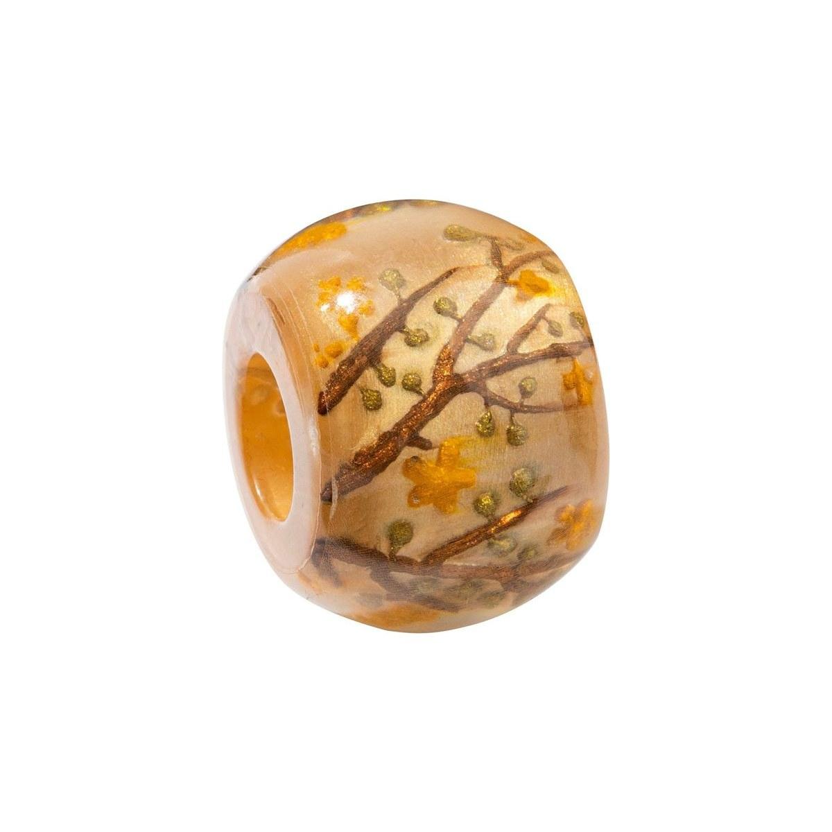 ring GLITZ SERIES, gold cherry-blossom stud