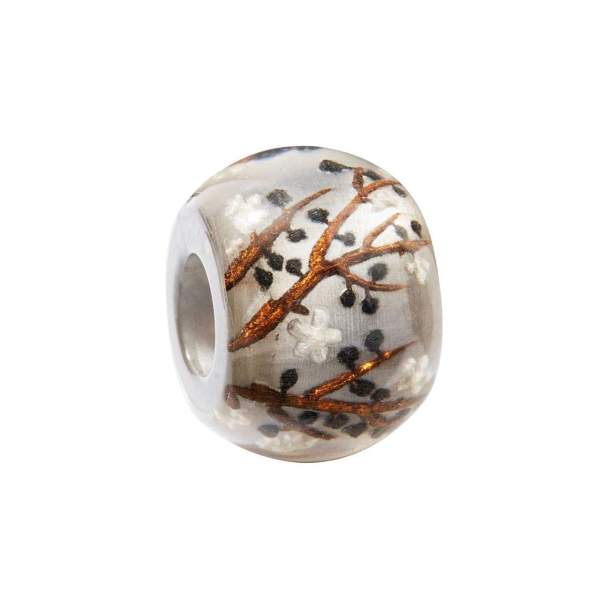 ring GLITZ SERIES, silver cherry-blossom stud
