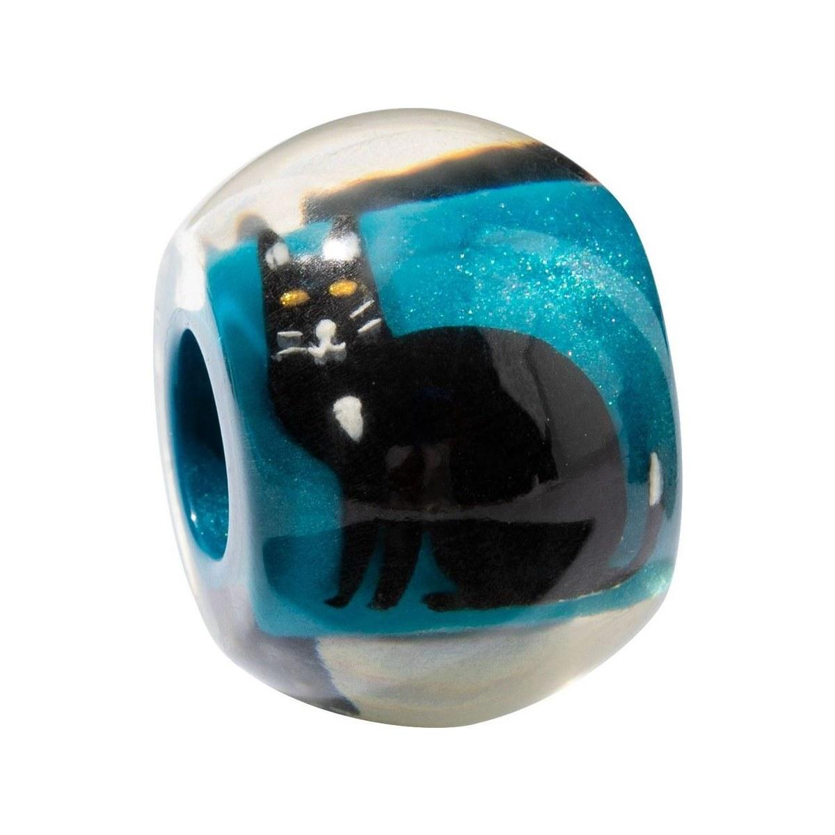 ring GLITZ SERIES, cat, blue