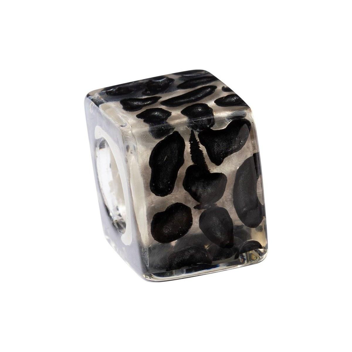 ring MUSEE SERIES, leopard heart, silver