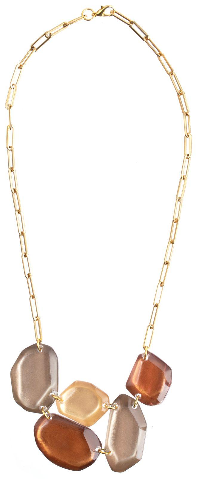 necklace PEDRA 5beads, PED2