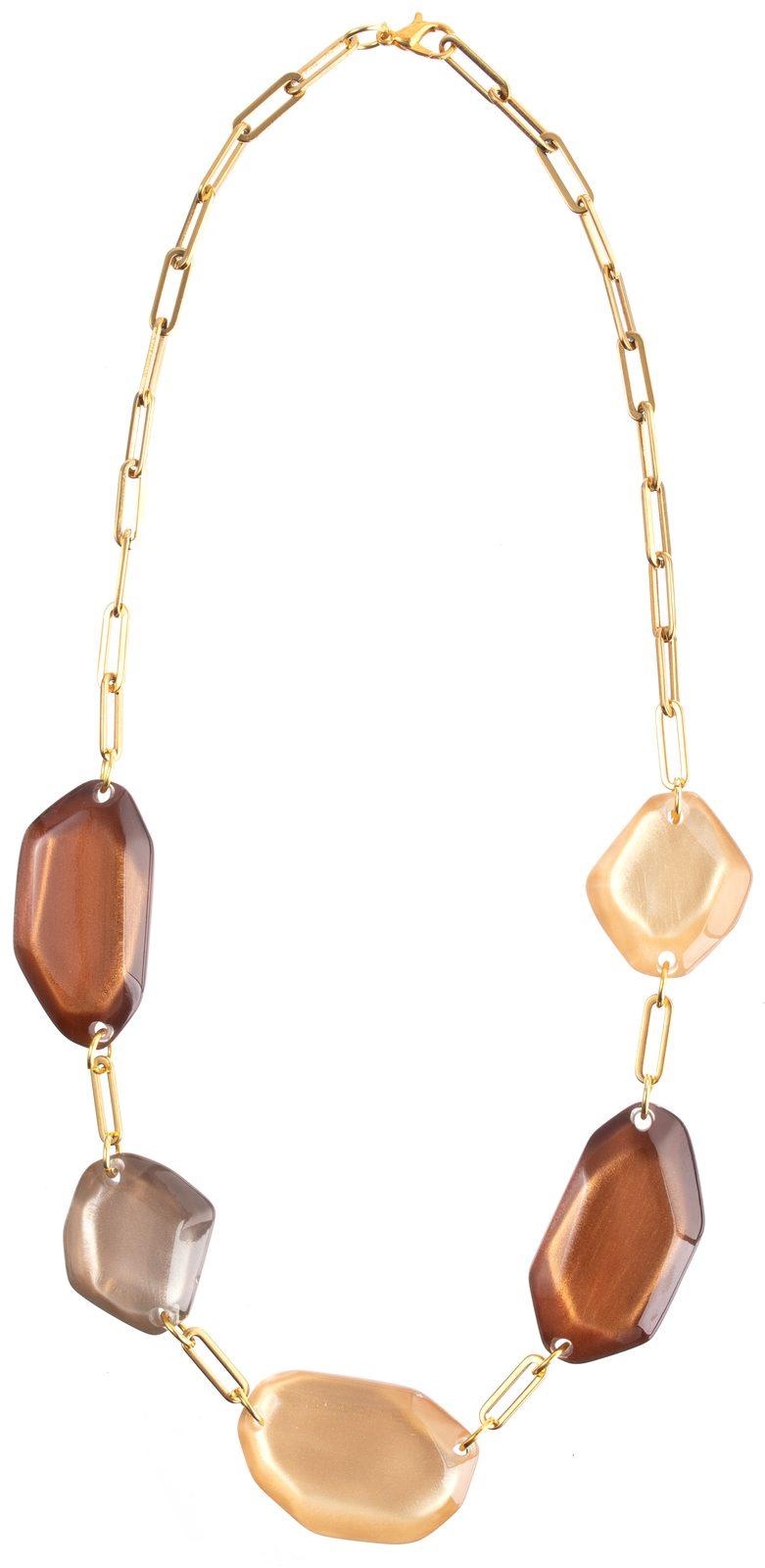 necklace PEDRA 5beads, PED2