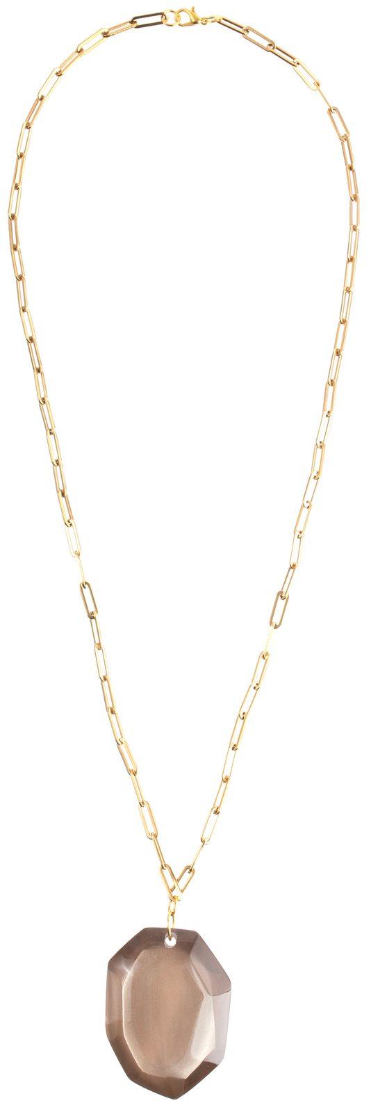 PEDRA 1-Bead Pendant — Rust, Cream & Peach
