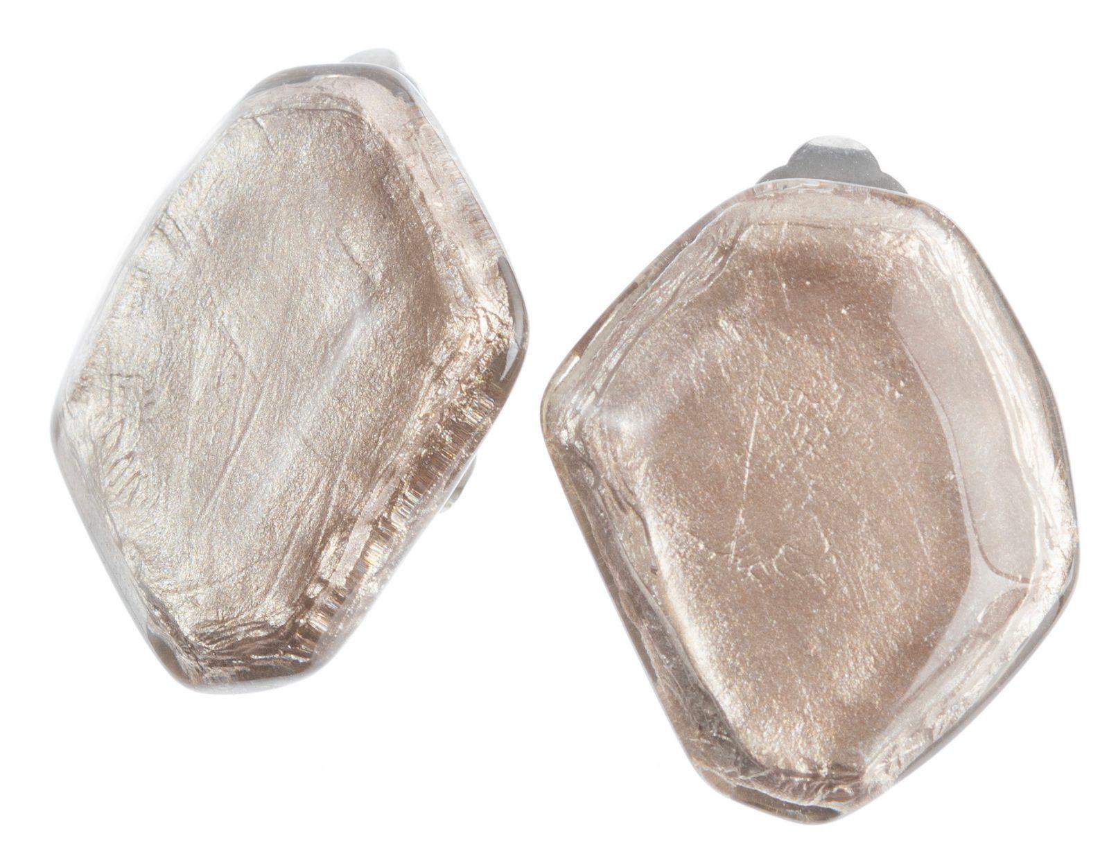 earring PEDRA 1bead clip, PED2