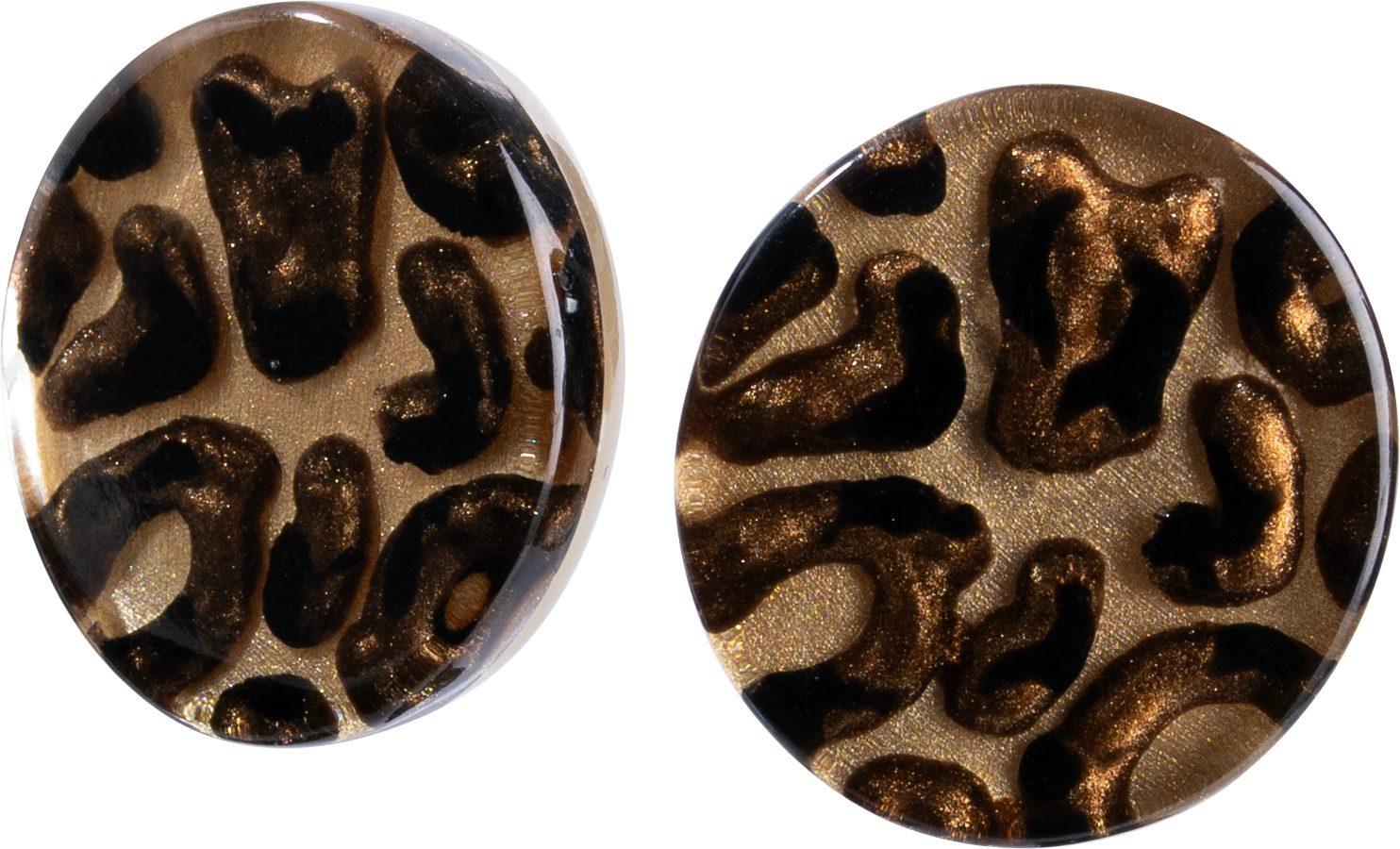earring AUTUMN 1bead pin, LEOP