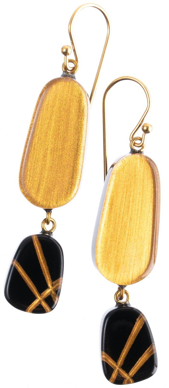 earring GALLERIA 2beads shorthook, GBLA