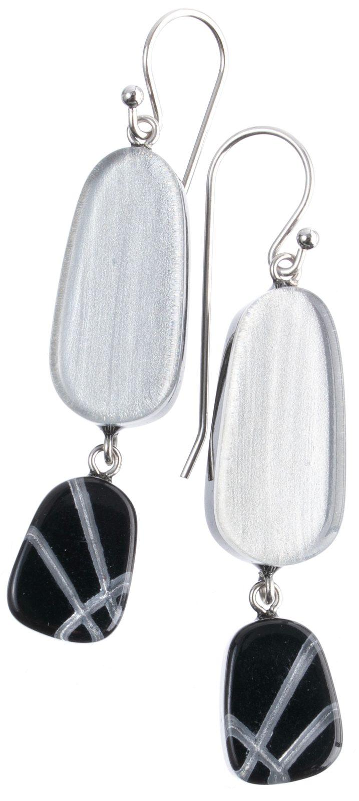 earring GALLERIA 2beads shorthook, SBLA