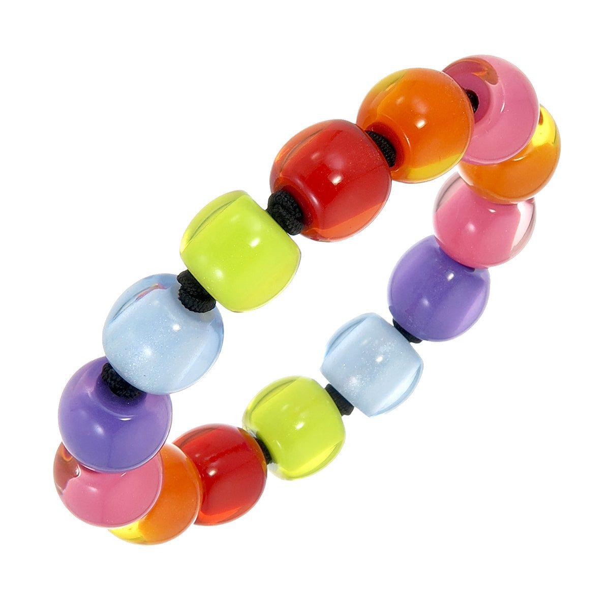 COLOURFUL BEADS 13-Bead Elastic Bracelet — Spectrum