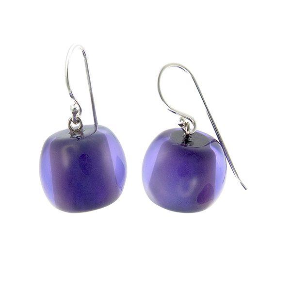 earring COLOURFULBEADS purple