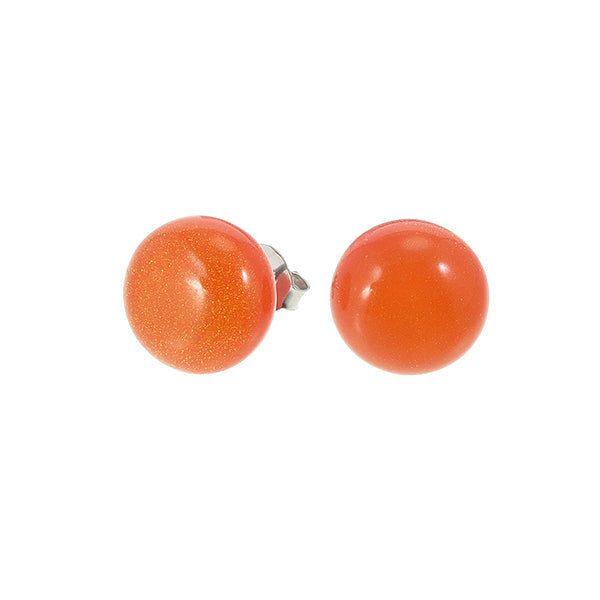 COLOURFUL BEADS Earrings — Tangerine Orange