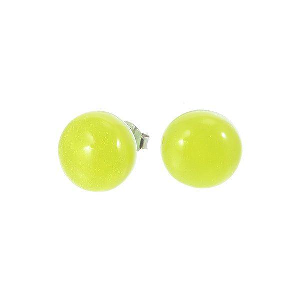 COLOURFUL BEADS Earrings — Chartreuse Green