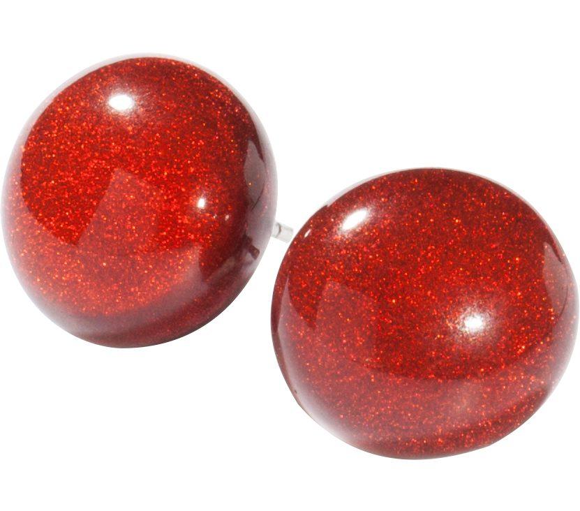 earring COLOURFULBEADS red