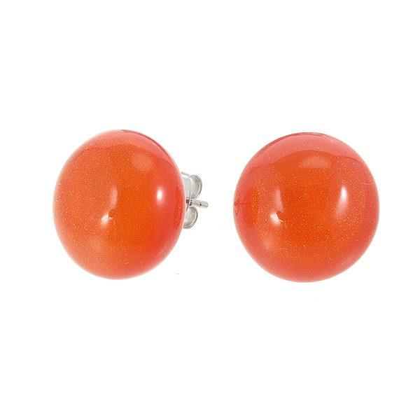 earring COLOURFULBEADS orangeinyellow