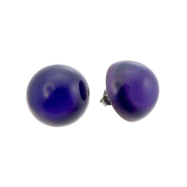 earring COLOURFULBEADS purple