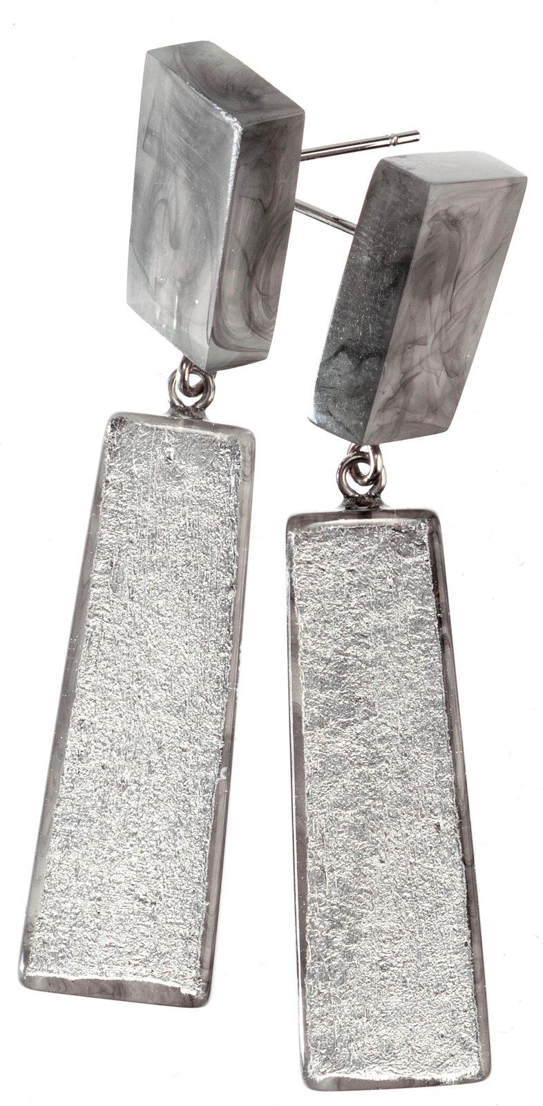 earring RADIANCE 2beads pin, SFGR
