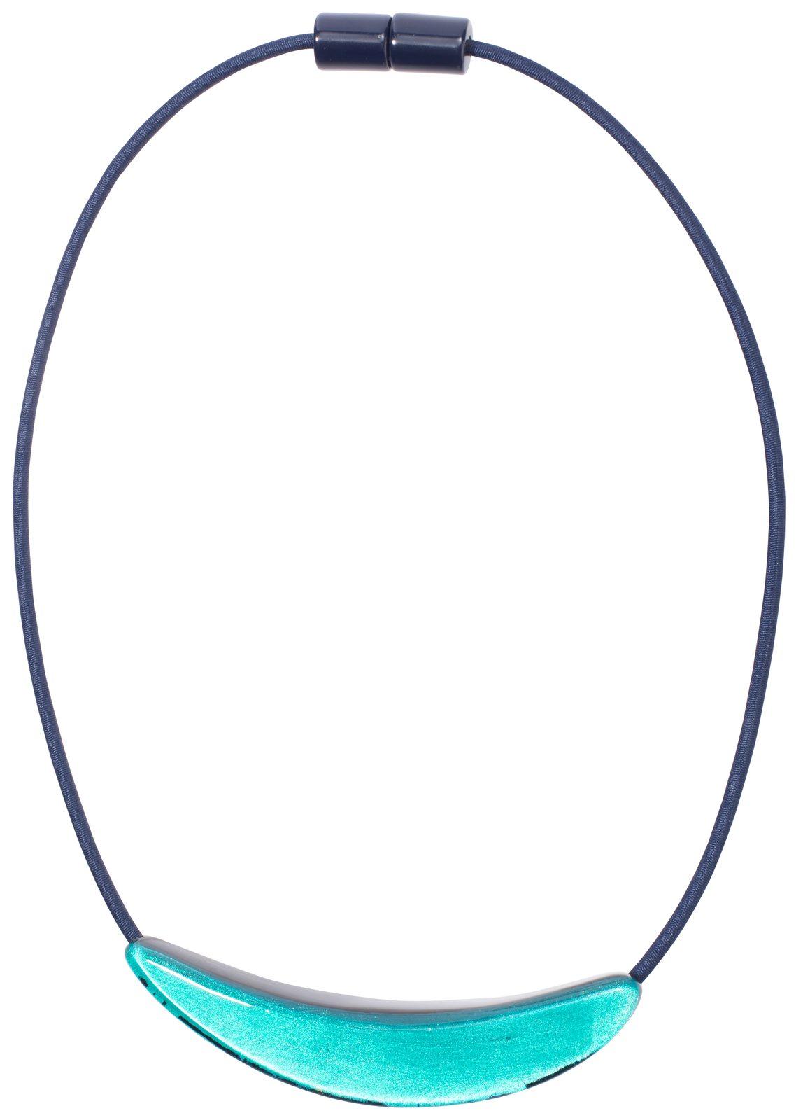 necklace LIBRA 3beads magnet, combination pink/orange